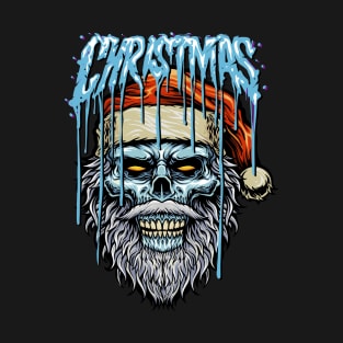 Christmas Skull Santa T-Shirt