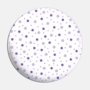 Purple Polka Dots Pin