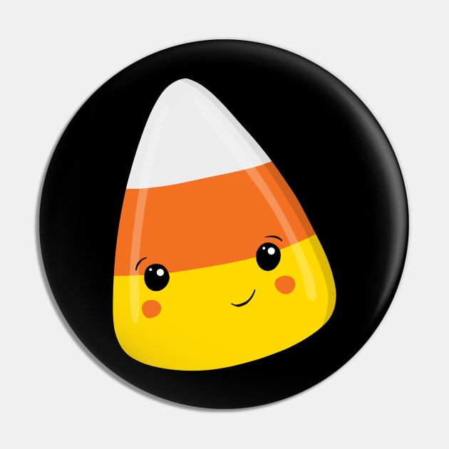 Cute Kawaii Candy Corn Pin by valentinahramov