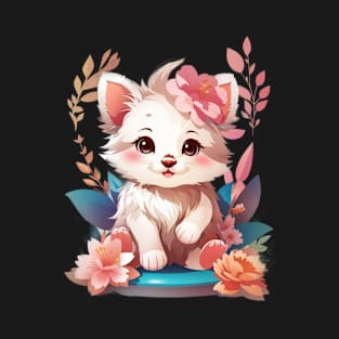 kawaii adorable cat T-Shirt