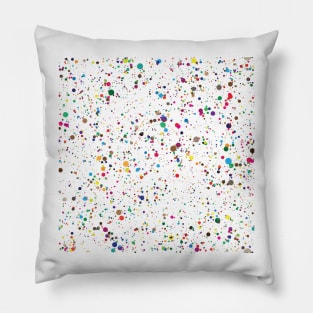 Colorful Paint Splash Pillow