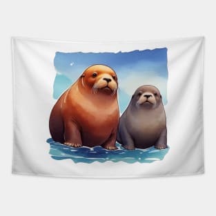 Sea lion Tapestry