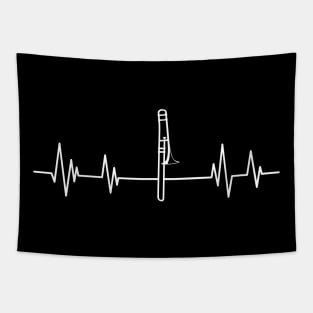 Trumpet heartbeat Trumpet and Clarinet lover trumpet beat Tapestry