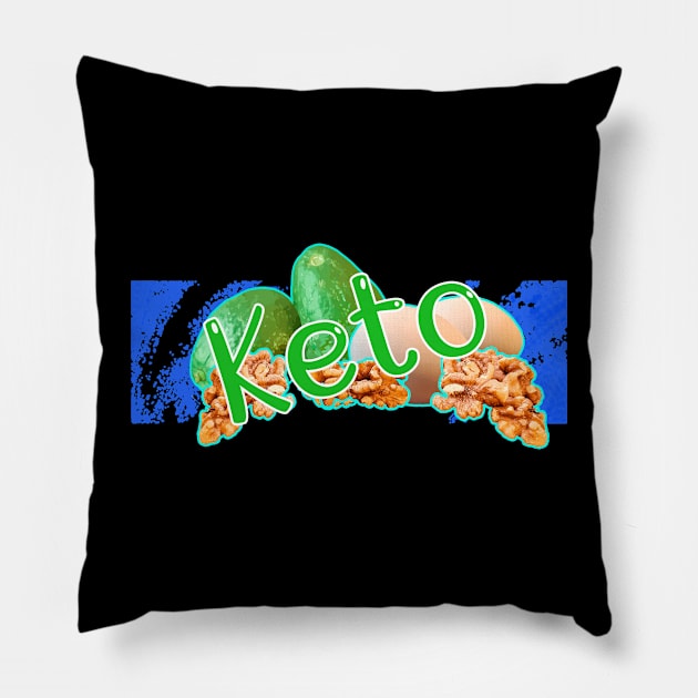 Keto Pillow by AuburnQuailart