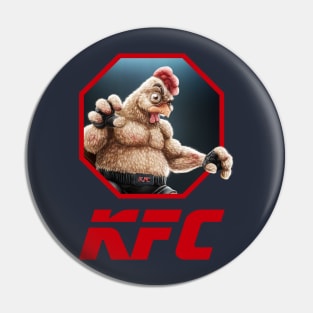 KFC Fighter Logo Red Pin