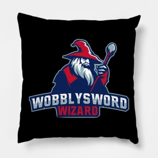 WobblySword Wizard Magic Badge Pillow