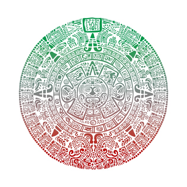 Mexican Calendar - Calendario Azteca by verde