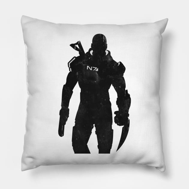 N7 Shepard Pillow by AlisterCat