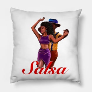 Salsa dancing couple - the best of Salsa Pillow