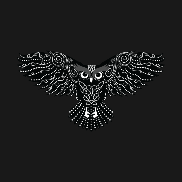 Celtic Owl by Mykat