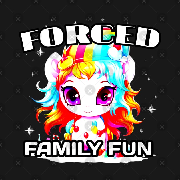 Forced Family Fun - Cute Unicorn by MaystarUniverse