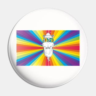 Psychedelic Walrus Monkey God V2 Pin