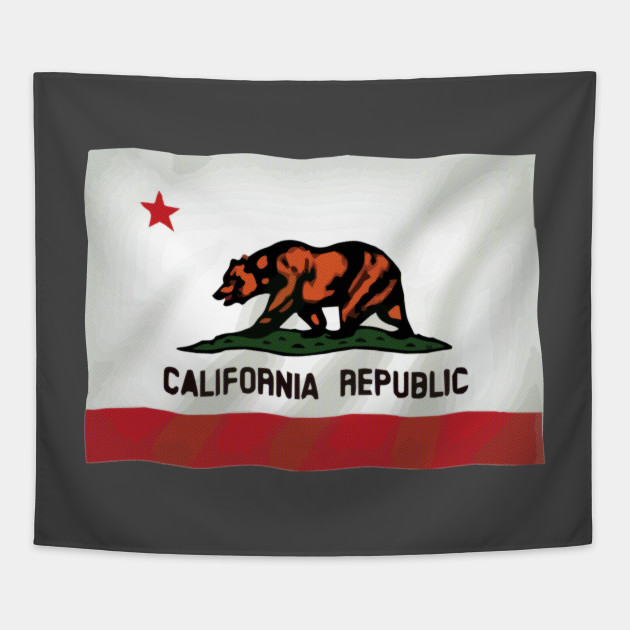 California Republic State Flag Bear - California State ...