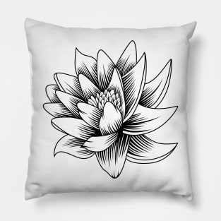 Lotus flower abstract Pillow