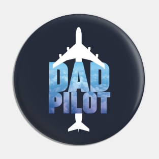 Dad pilot design, best for aviation fathers day Pin