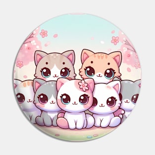 Kawaii Cats Pin