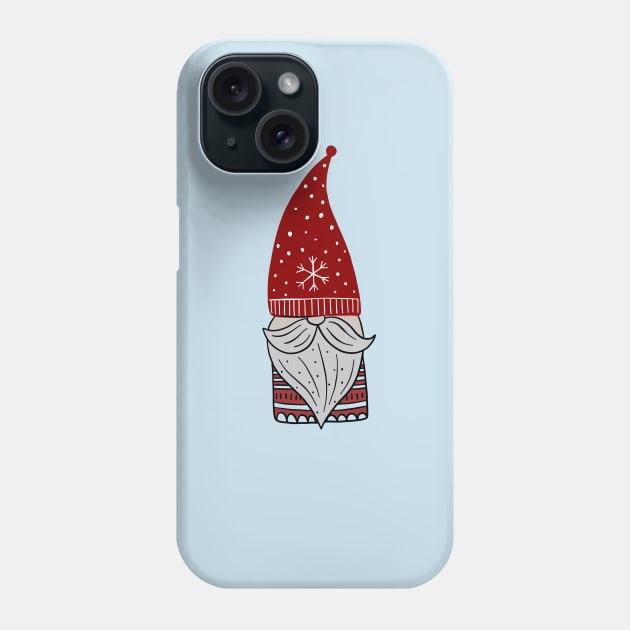 Gnome Christmas Phone Case by chapter2