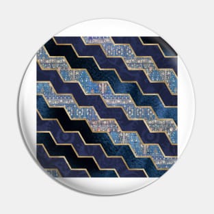 Moody blues geometric textures Pin