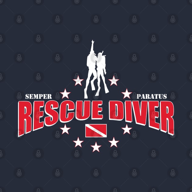 Rescue Diver - Scuba Diving Gift by TCP