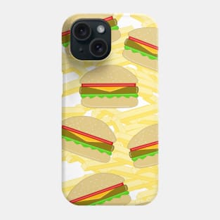 CHEESEBURGERS With Fries Phone Case