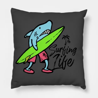 Surfing Life Pillow