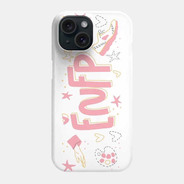 ENFP The Campaigner Myers-Briggs Personality MBTI by Kelly Design Company Phone Case by KellyDesignCompany