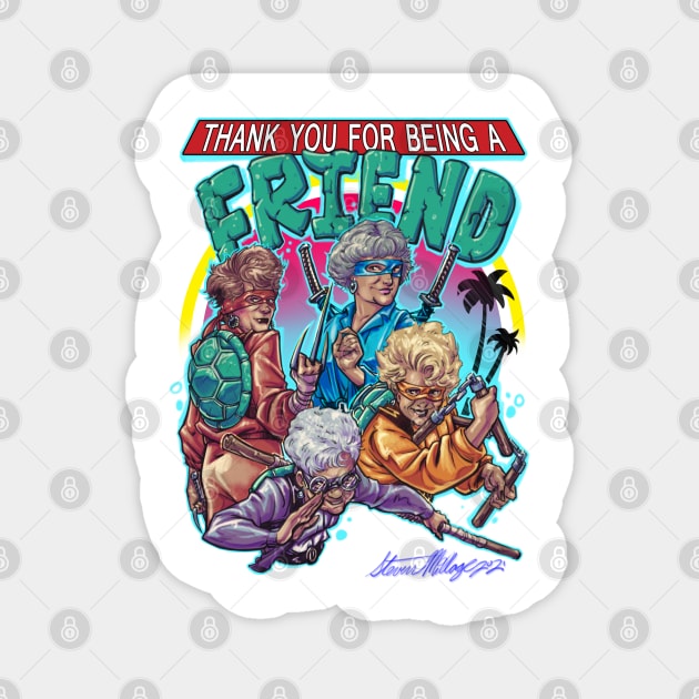Thank You For Being A Friend Magnet by Millageart