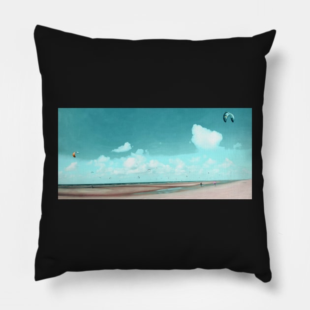 Kiting Dream No. 1 Pillow by asanaworld