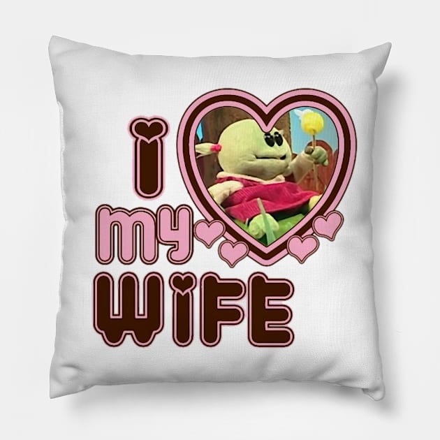 Funny Cute Girl Pillow by Steven brown