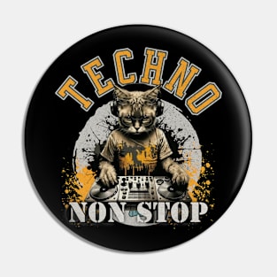 TECHNO  - Non Stop Kitty DJ Pin