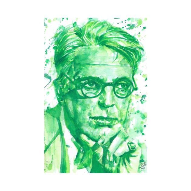 W. B. YEATS - watercolor portrait .2 by lautir