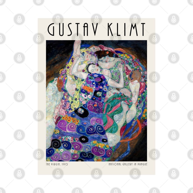 Gustav Klimt - The Virgin, Exhibition Design, Klimt Painting by VanillaArt