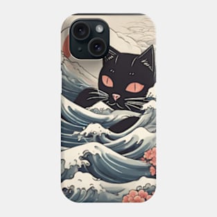 black cat god of japan Phone Case