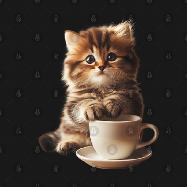 Purr-fect Brews: Where Cats and Coffee Converge by Divineshopy