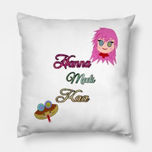 Title of HANNA MEETS KAA (3) Pillow