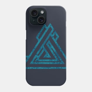 Blue Triangel Phone Case