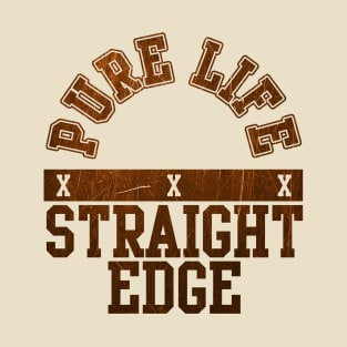 straight edge - pure life best T-Shirt