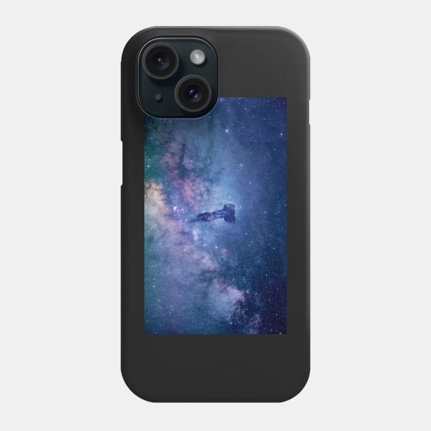 Otter Space, Otter Constellation Phone Case by SubtleSplit