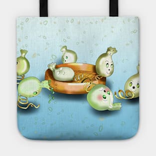 Spring onion steamed dumplings Tote