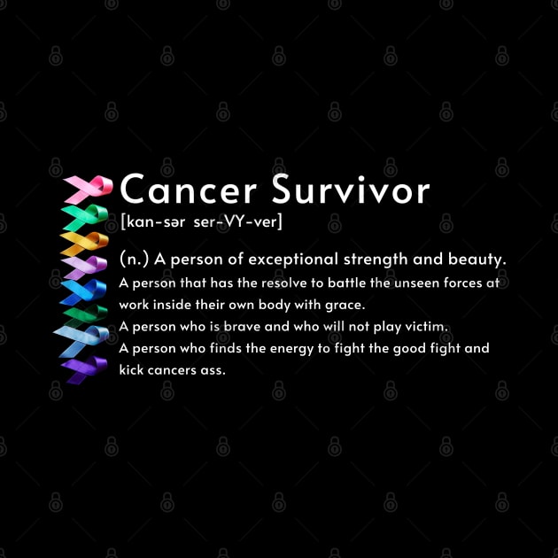Cancer Survivor definition by Orange Otter Designs