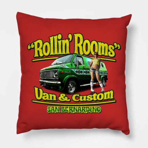 Rollin’ Rooms Van & Custom Pillow by JCD666