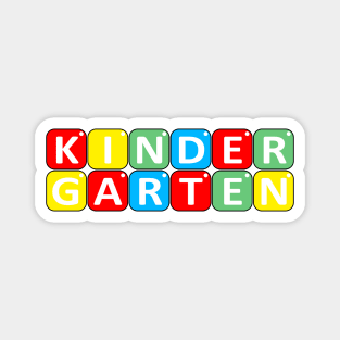 Kindergarten, Back To School Edition, Pre K Gift Magnet