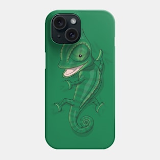 The Happy Camoufled Chameleon Phone Case