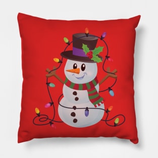 Frosty the snowman Pillow