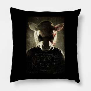 You're Next Movie Poster Lamb Mask Pillow