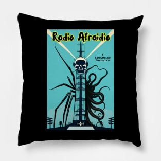 Radio Afraidio (Back Print) Pillow
