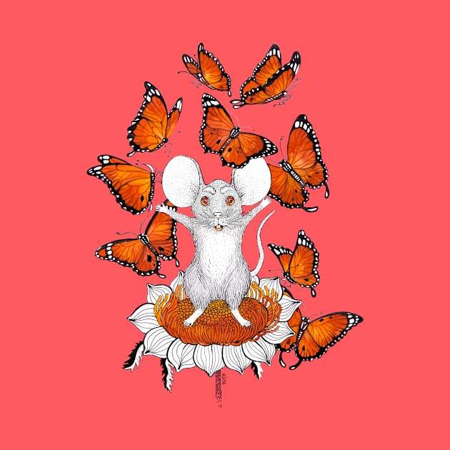 Mouse Butterflies by ruta13art