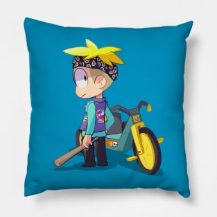 Bikecurious Pillow