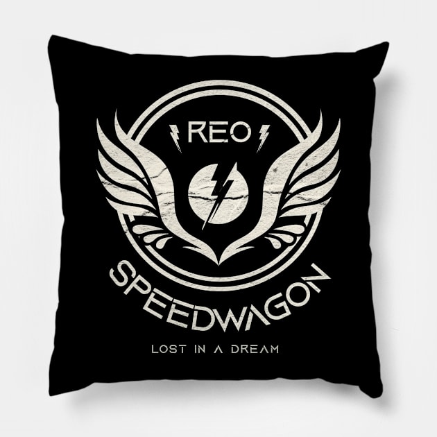 Reo-Speedwagon Pillow by McKenna Guitar Sales