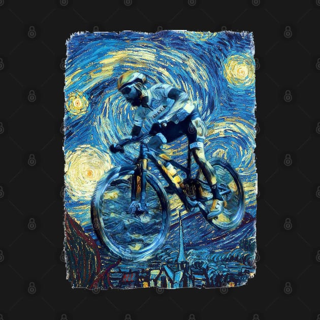 Cycle Van Gogh Style by todos